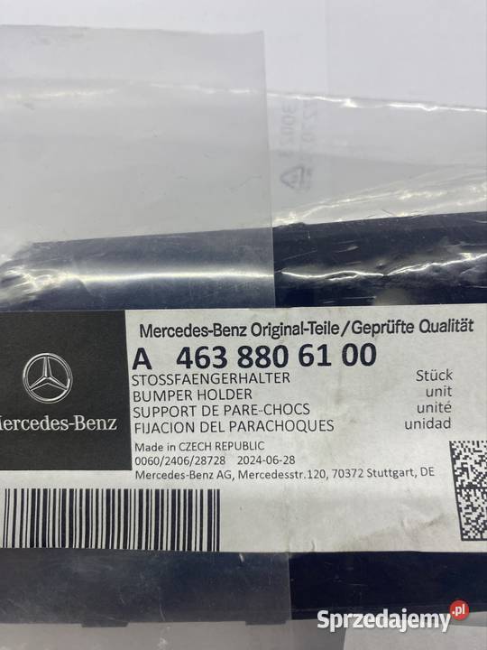 Ślizg zderzaka lewy tył Mercedes GKlasa W463 Jasienica