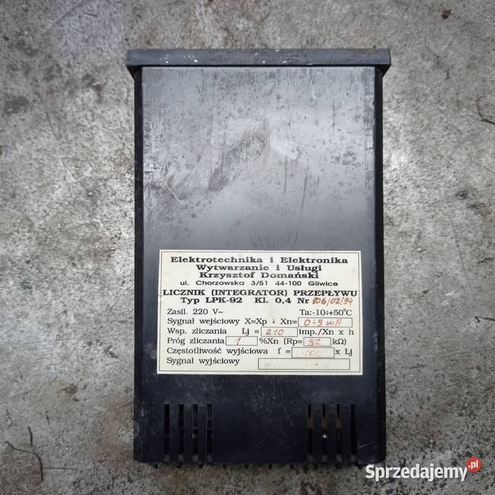 Licznik Integrator Przepływu LPK92 Kamień Pomorski
