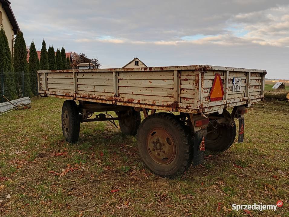 Przyczepa Kluczbork D 44 nieuszkodzony lubelskie Świerszczów sprzedam