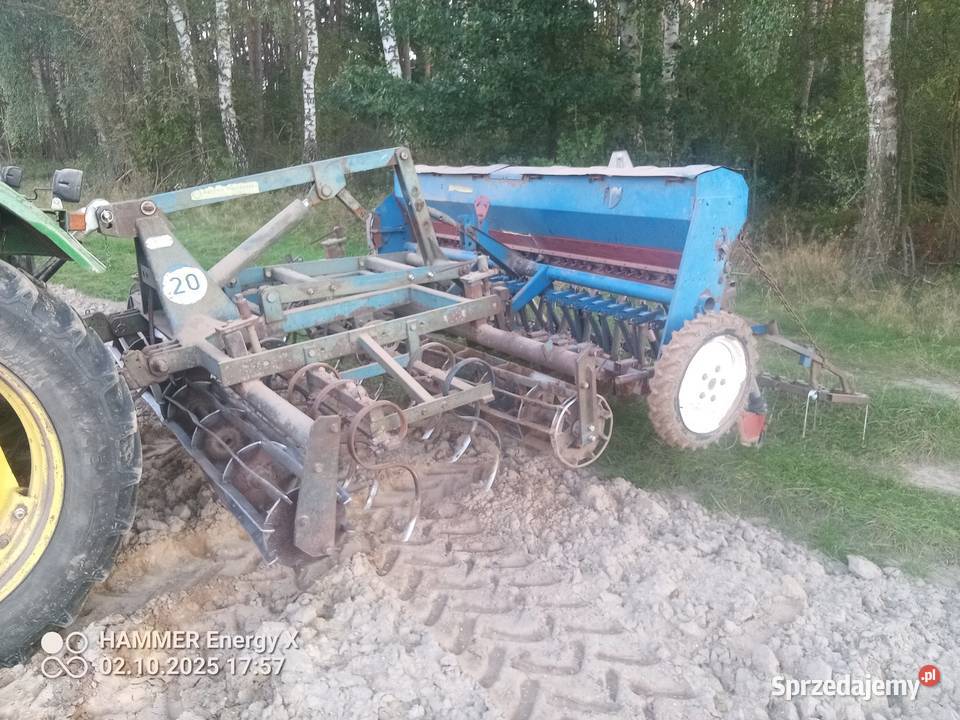 Zestaw uprawowo siewny 3m poznaniak rolmasz Połajewo