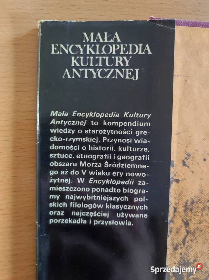 Mała encyklopedia kultury antycznej AZ Zdzisław sztuka i architektura Kielce sprzedam