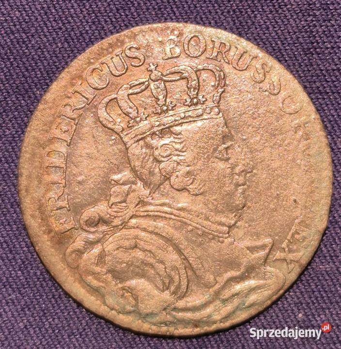 Prusy 6 groszy Brandenburgia 1757 C Kleve dolnośląskie Wałbrzych sprzedam