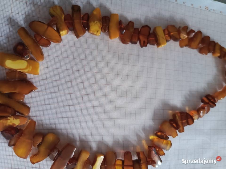 Naszyjnik Bursztyn Vintage Naszyjniki Białystok