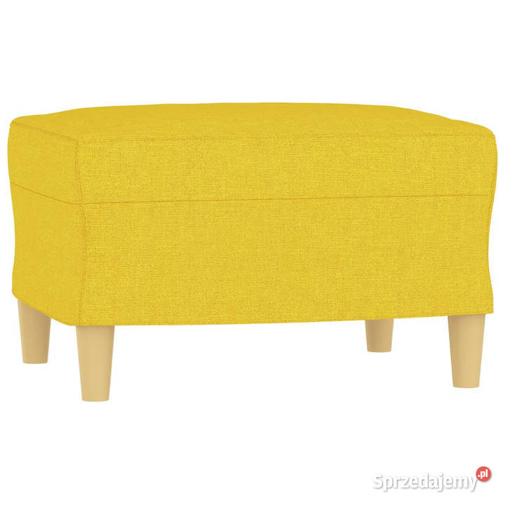 3osobowa sofa z podnóżkiem jasnożółty 180 Sofy i kanapy mazowieckie Warszawa