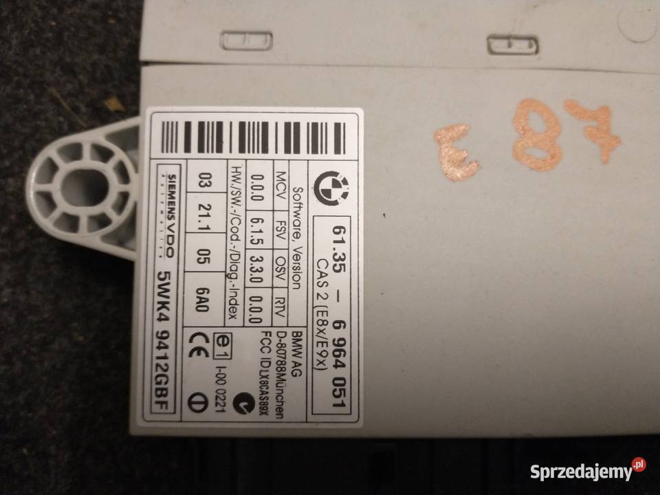 Moduł Cas BMW E91 20d Siemens