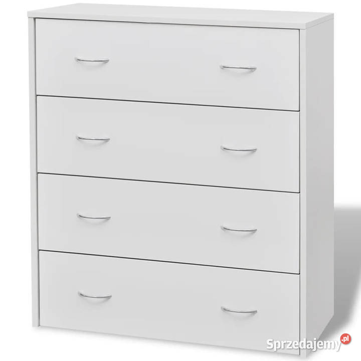 Komoda z 4 szufladami 60 x 305 x 71 biała Komody Warszawa sprzedam