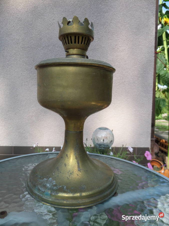 Lampa naftowa Mosiężna Jelenia Góra