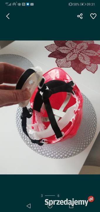 Kask hełm firmy Polstar rozmiar 5364 czerwony Drawsko Pomorskie sprzedam