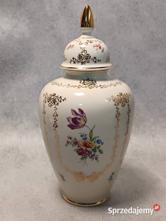 ALKA KUNST Jeanette Amfora Wazon Urna Bavaria Porcelana i szkło małopolskie