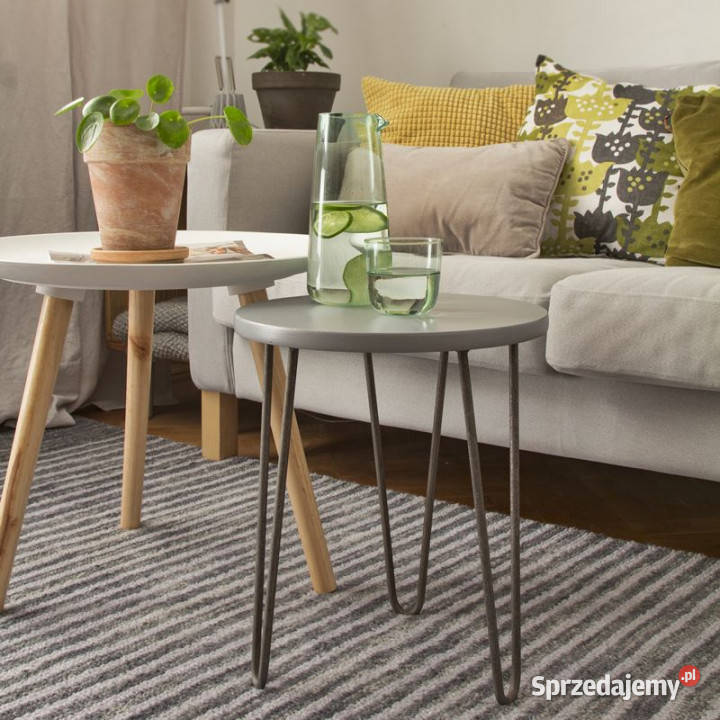 Noga HAIRPIN z pręta podwójna 40 CZARNA 40cm