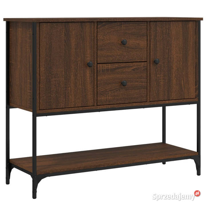 Komoda brązowy dąb 100x36x85 materiał Warszawa