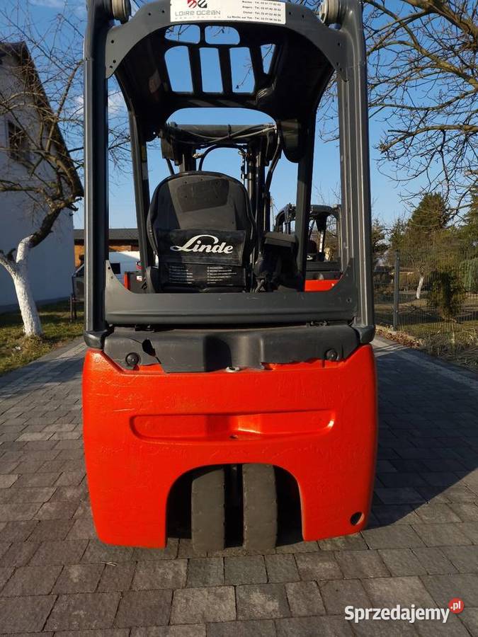 Linde E15 2011r 8600Mth Triplex Pozycjoner wózek Motoryzacja Lubliniec