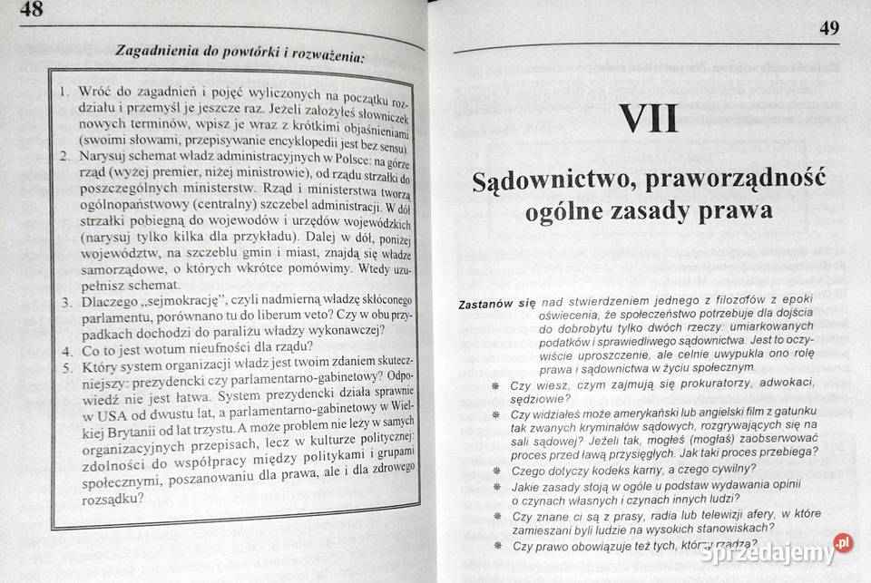 Wiedza o społeczeństwie Jerzy Pilikowski Rok wydania 1996 Chełm