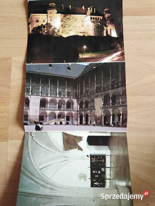 Książeczka Harmonijkowa Zamek na Wawelu Antyki, Sztuka, Kolekcje dolnośląskie Wałbrzych