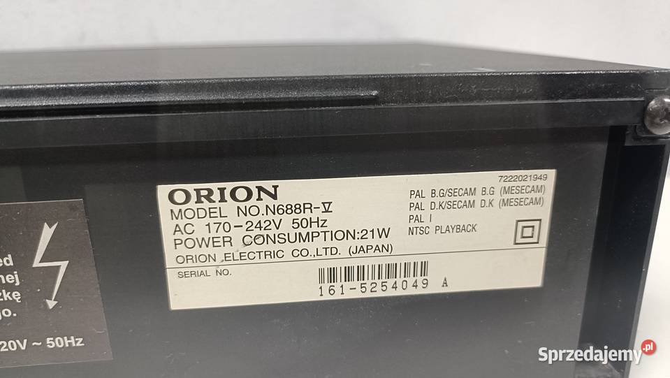 Magnetowid ORION N688R Poznań