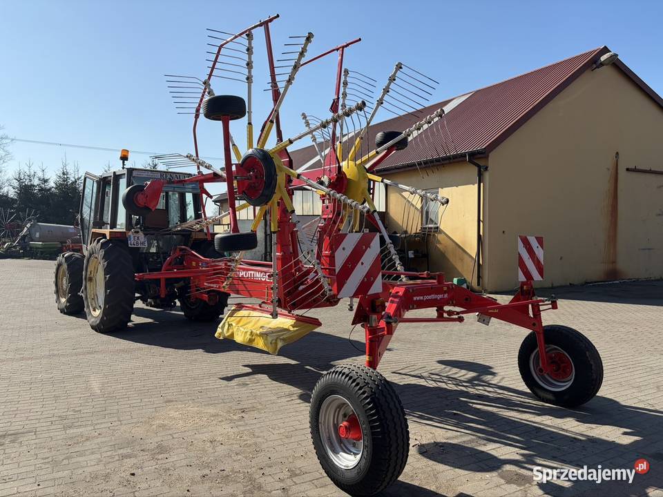 Zgrabiarka 2 karuzelowa Pottinger Euro Top 701 A nieuszkodzony Myszyniec