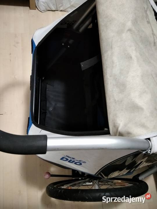 Przyczepka rowerowa dwójki dzieci XLC DUO Poznań