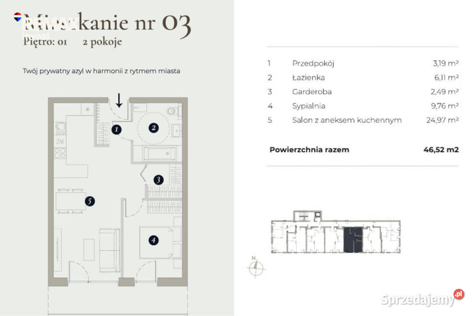 2pokojowe mieszkanie balkon BielskoBiała Rok budowy 2026 Bielsko-Biała