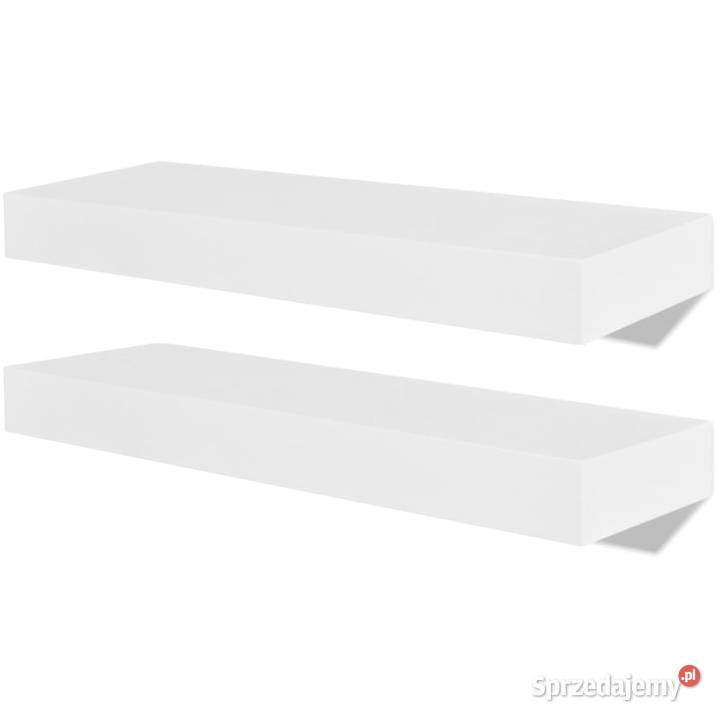 Półki na książkiDVD 2 białe MDF WM242182 Półki