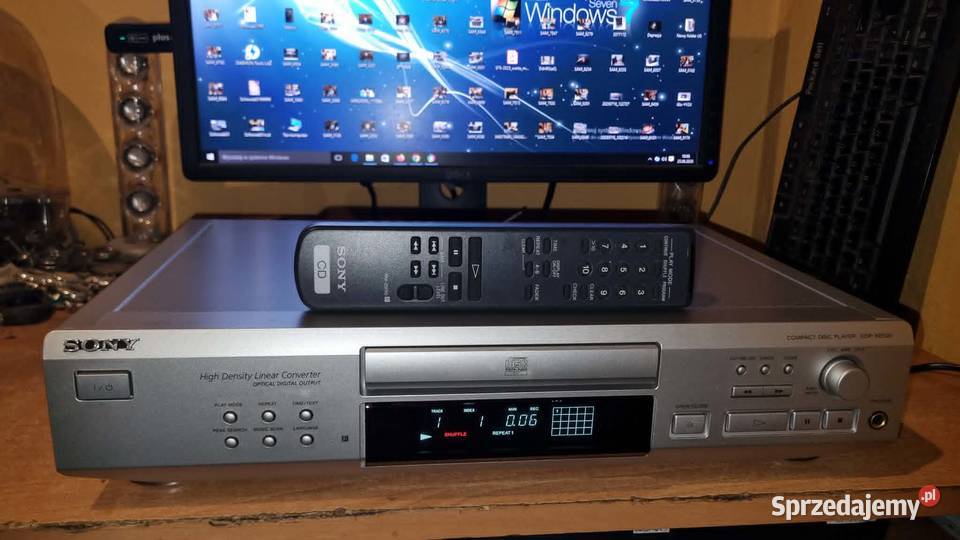 Odtwarzacz CD Sony CDPXE520 CDText pilot Top