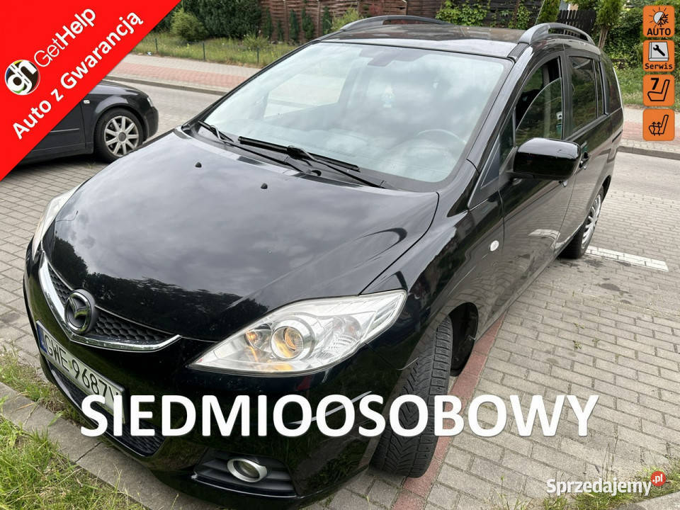 Mazda 5 18 benzyna klimatronik 7 mprzyciemniane ASR (kontrola trakcji) Wejherowo