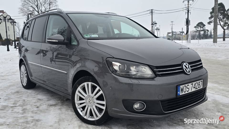 Volkswagen Touran 20 TDI DPF DSG Highline 345100km Touran Myszyniec sprzedam