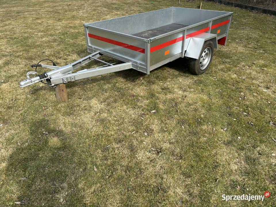 przyczepka samochodowa sprawna chamowana towarowe małopolskie Andrychów