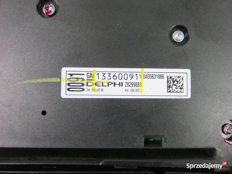 KLIMATRONIK OPEL ASTRA IV J P10 13360091 osobowe Panele sterowania, przełączniki