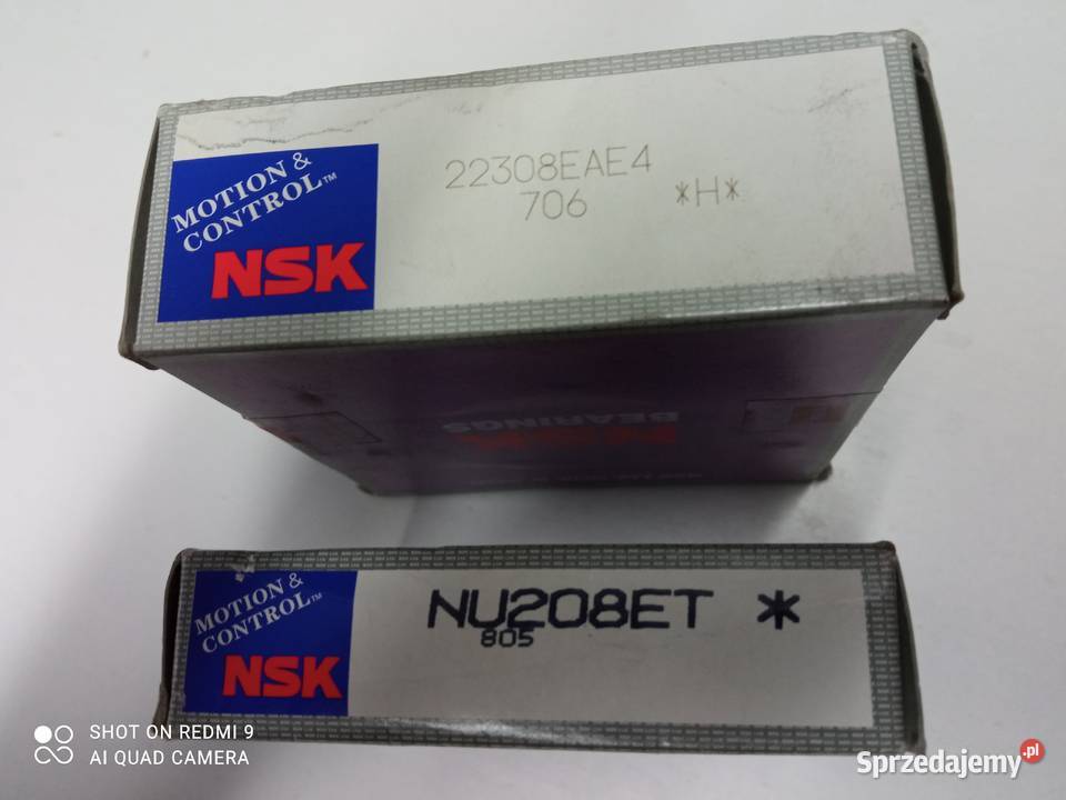 NSK łożysko 22308 i NU 208 Konin