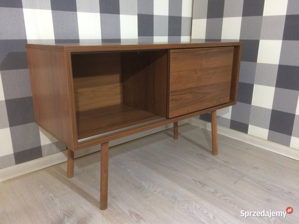 Szafka RTV retro vintage PRL orzech nowoczesna 40cm Szafy, regały, półki Jarosław