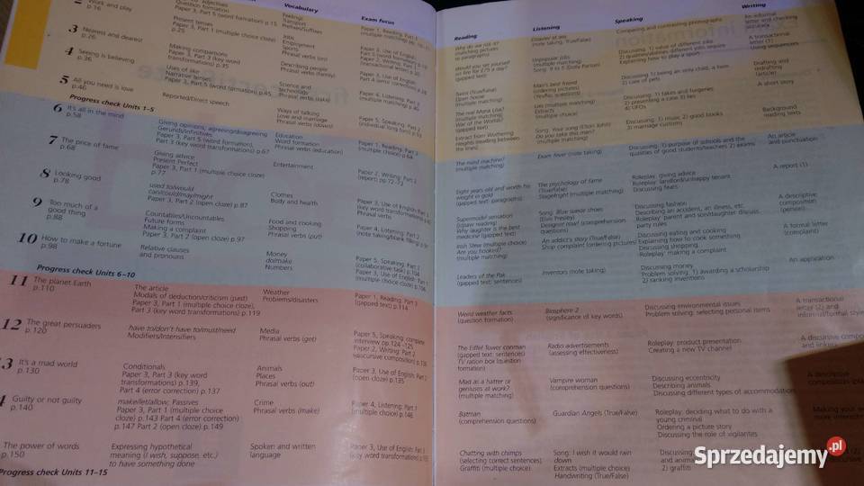 First certificate GOLD coursebook Acklam edition mazowieckie Warszawa