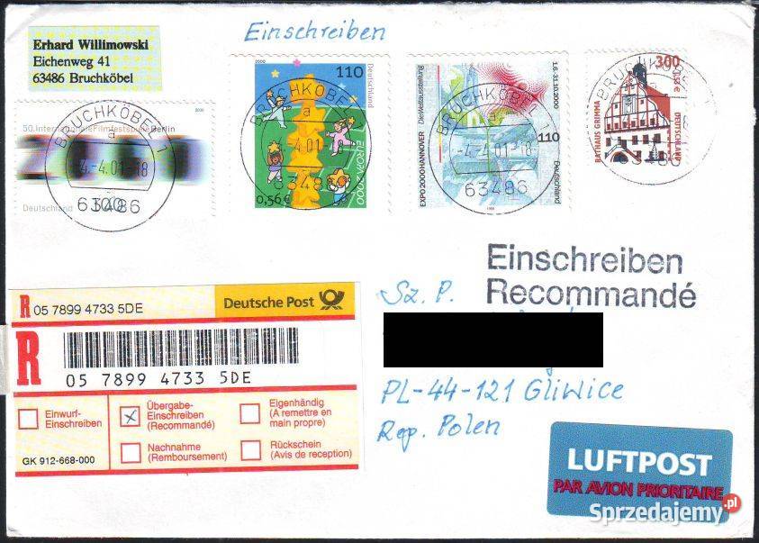Kop z koresp Filat RFN Polska 2000