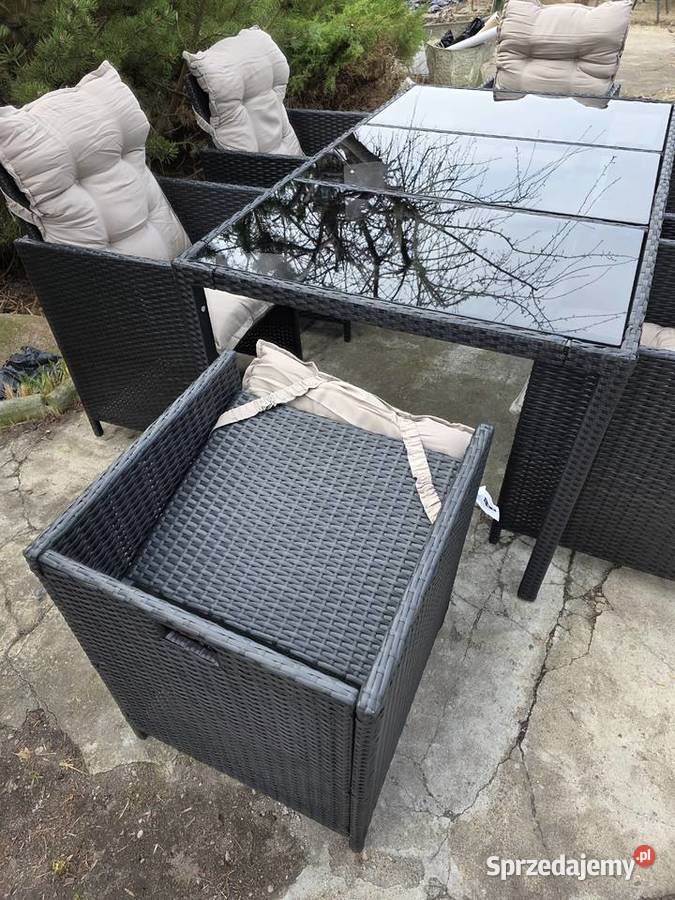 Zestaw mebli ogrodowych Space 6 krzeseł stół Zestawy mebli ogrodowych Wschowa