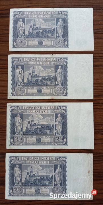 Banknoty 20 złotych Seria CL