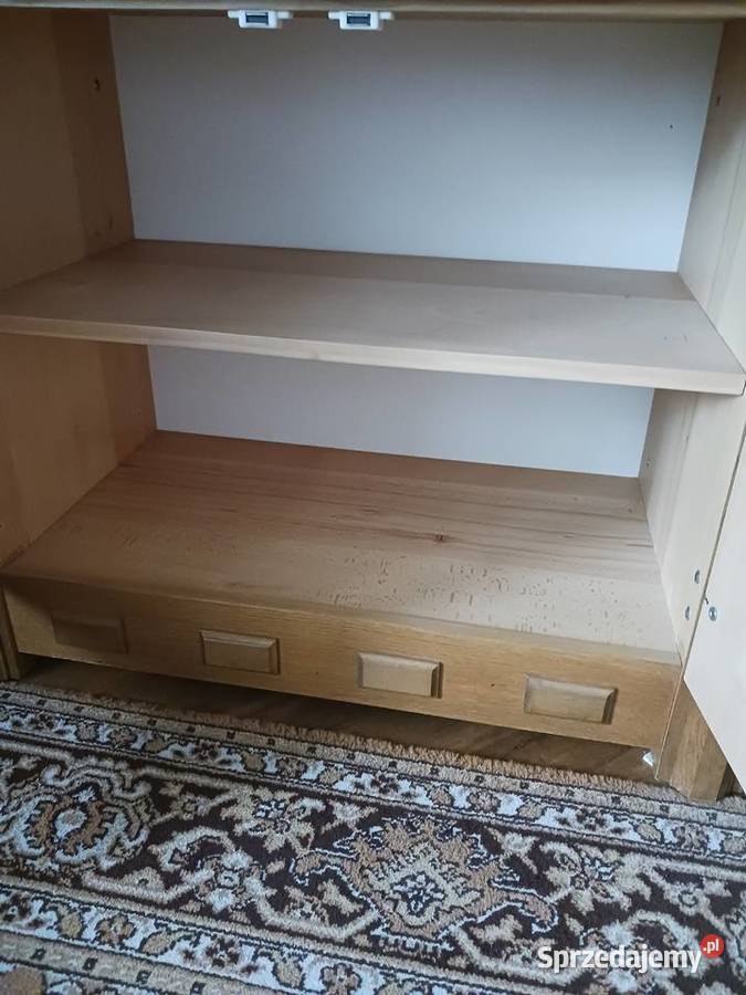 Bibliotekaregał kolor jasny dąb szafka 220cm mazowieckie sprzedam