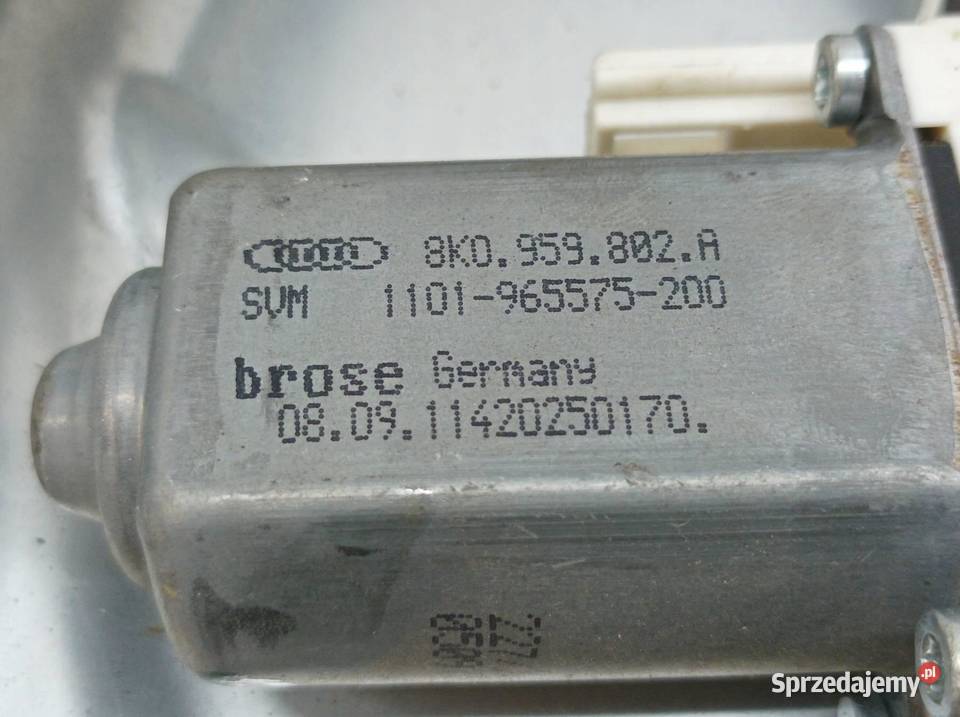 MECHANIZM SZYBY PRAWY PRZÓD 3T0837462A Skoda Mechanizmy opuszczania szyb