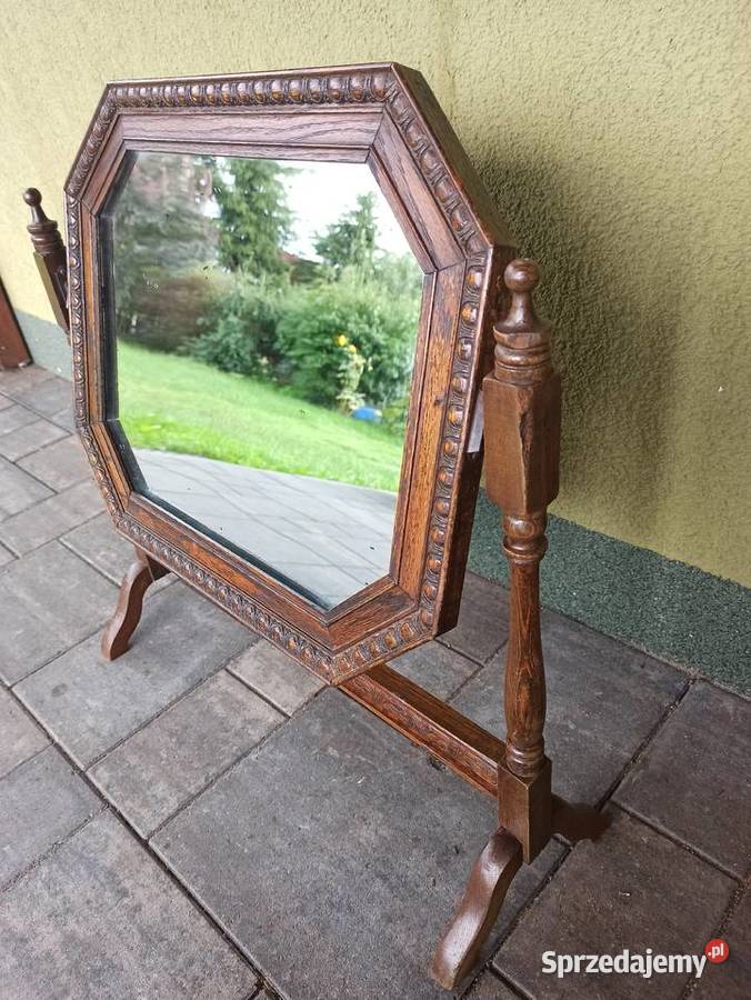 Zabytkowe lustro toaletowe lata 20 te Antyki Budzyń