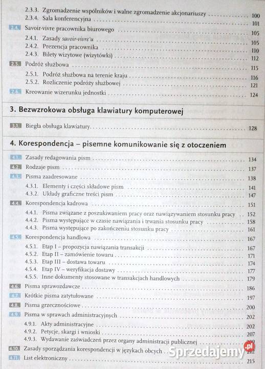 Organizacja i technika pracy biurowej Urszula Pozostałe Kultura i Rozrywka