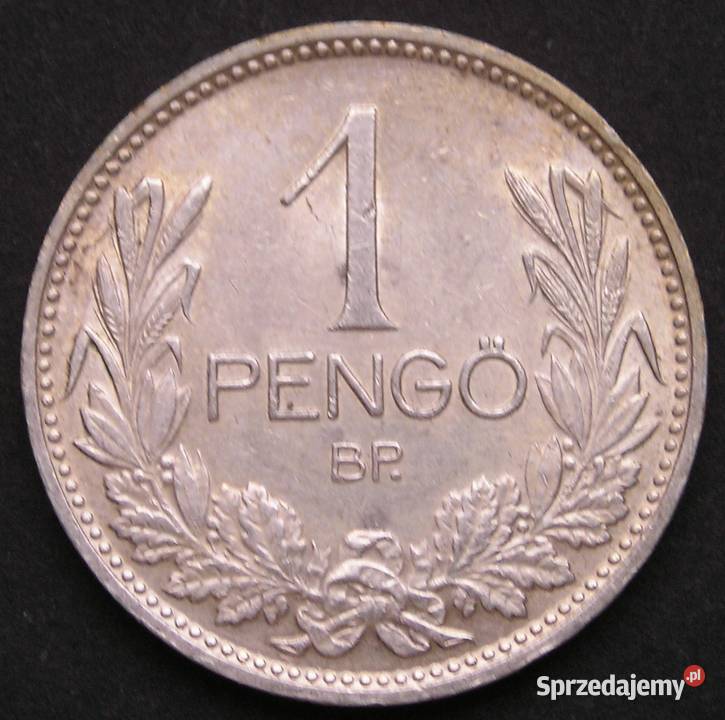 WĘGRY 1 PENGO 1938 SREBRO STAN 2 łódzkie Łódź sprzedam