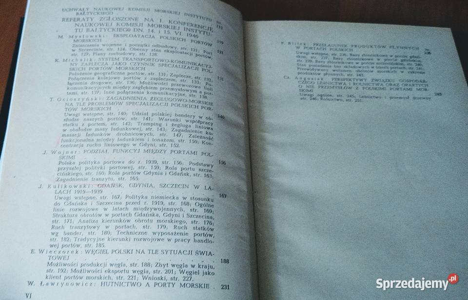 Specjalizacja polskich portów morskich protokół pomorskie Gdańsk sprzedam