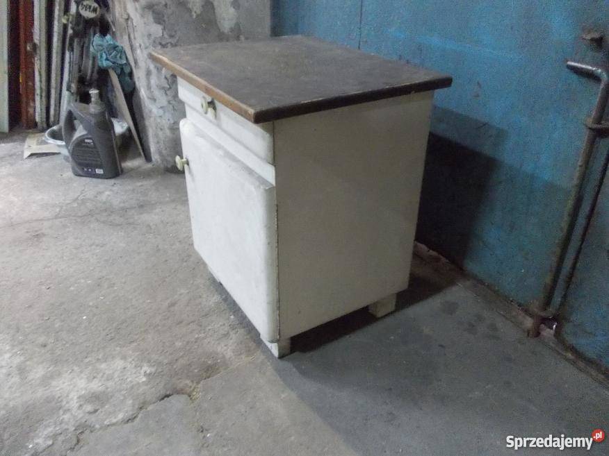 Stara drewniana szafka z szufladą 66cm Bielsko-Biała