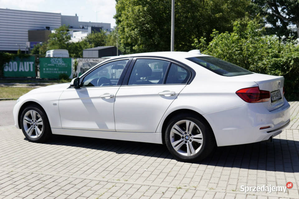 BMW 318 Sport Line salon Polska F30F31 2012 biały Warszawa