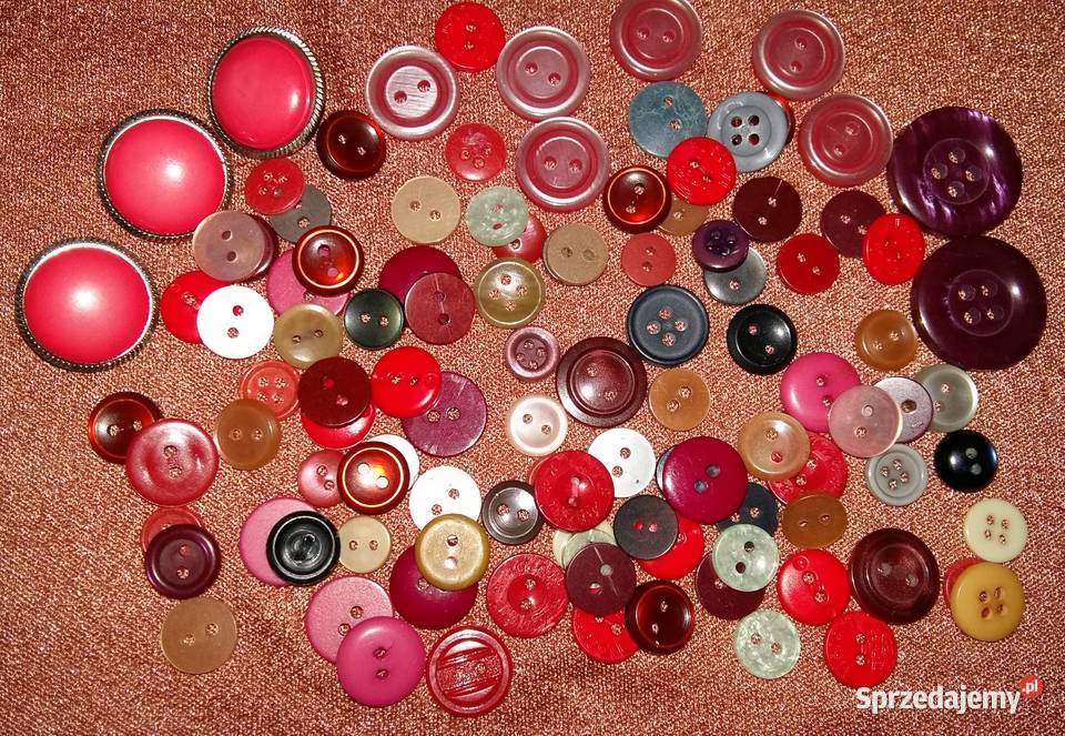 Guziki małeśrednie duże różne Łódź