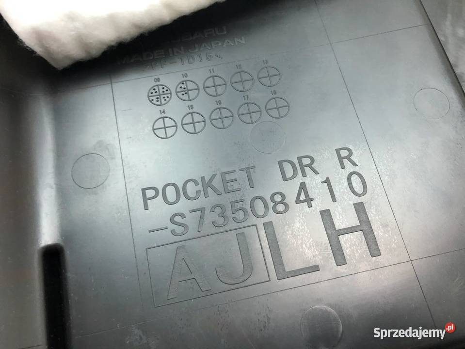 SUBARU OUTBACK IV 4 2010R TAPICERKA BOCZEK DRZWI sprzedam