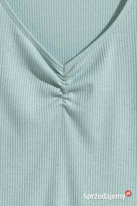 Miętowa koszulka tshirt hm xs 34 sprzedam