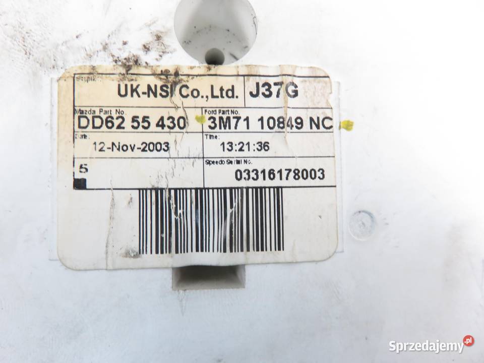 LICZNIK MAZDA 2 14 3M7110849NC