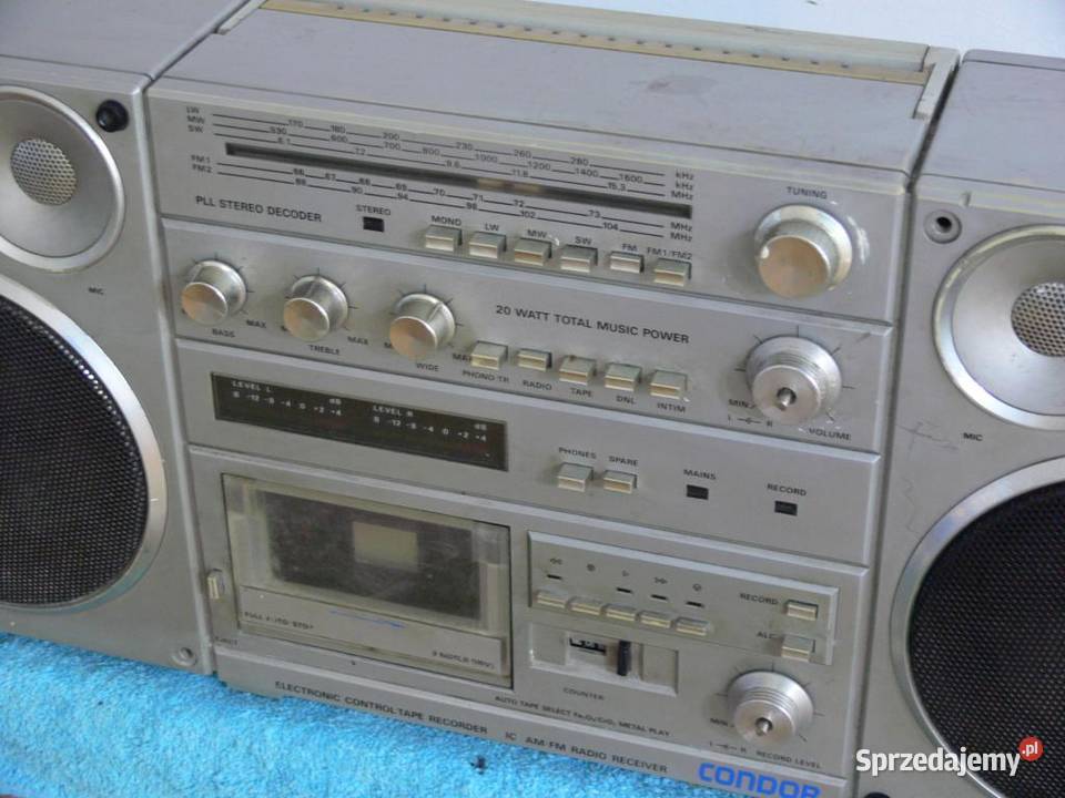 Radio Magnetofon R820S Condor Unitra WYSYŁKA Jasło