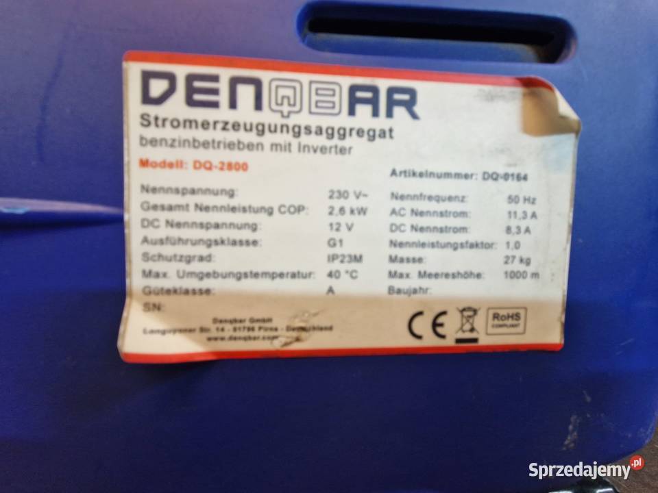 Agregat Prądotwórczy Walizkowy Szczebrzeszyn