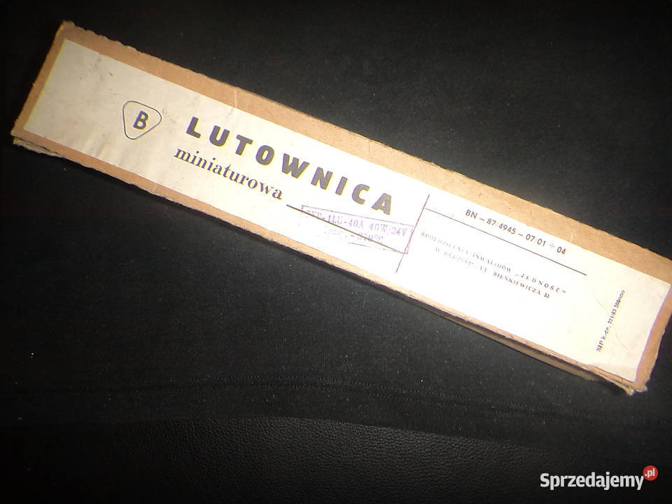Lutownica miniaturowa typ 1LU40A 40W24V Wrocław sprzedam