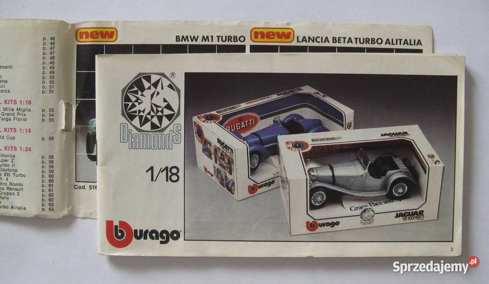 Burago katalog z 1981 Dąbrowa Górnicza